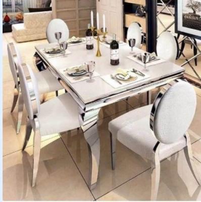 China Other hot sale marble top dining table set CT003 for sale