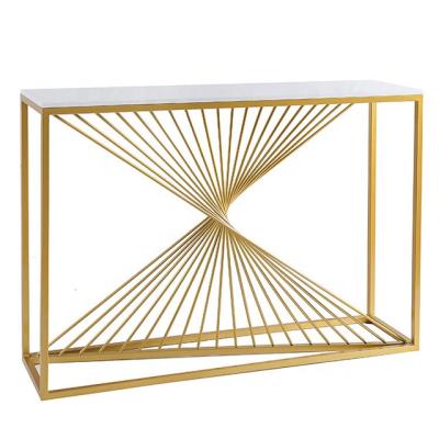 China Other restaurant luxury marble modern console table XG012 for sale