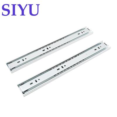 China 45mm Brand SIYU Ball Bearing Ball Bearing 3 Fold Drawer Cabinet Hot Selling Slide for sale