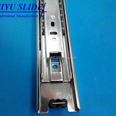 China kicthen heavy duty cold rolled steel drawer slide 45mm ball bearing cabinet for sale