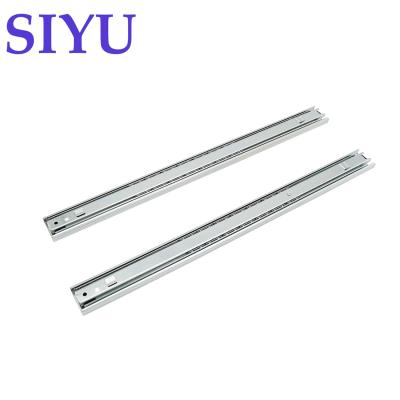 China Modern 45mm bayonet ball bearing drawer channels, hidden drawer channels for sale