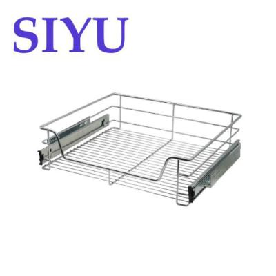 China Modern Kitchen Sliding Wire Drawer Basket Drawer Slides for sale