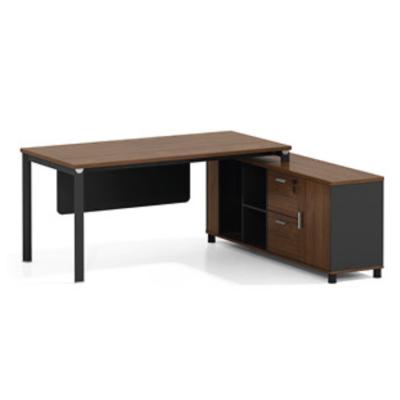 China Medium North American Offices Walnut Small Modern Reception Counter Front for sale