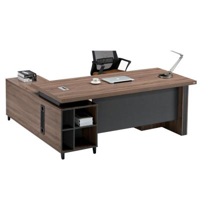 China Office Desks High Quality Executive Service Modern Executive Office Table With Side Table for sale