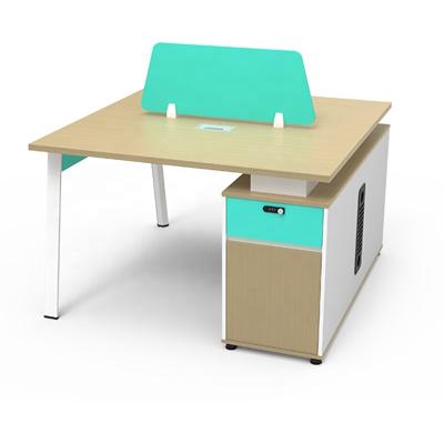 China China Factory Wholesale Expandable Simple Fancy Office Staff Modern Computer Table for sale