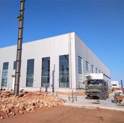 China Light Steel Construction Steel Structure Warehouse Workshop Prefabricated Heavy Steel Structure for sale