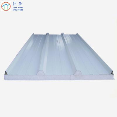 China Prefab House Building Material Price Steel Colored Roof Tile Sandwich Panel for sale