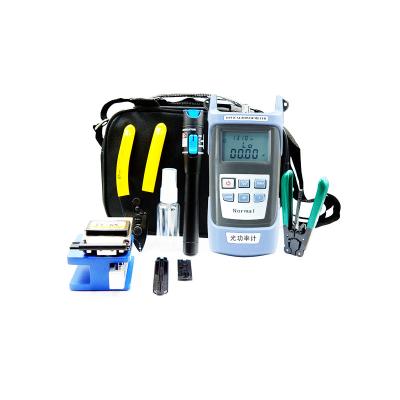 China FTTH System Fiber Optic Cleaver Power Meter Fault Locator Fiber Optic Visual FTTH Tool Kits for sale