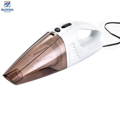 China Portable ABS+plastic PP Powerful With High Suction 12v Wet Dry Mini Car Handheld Vacuum Cleaner for sale