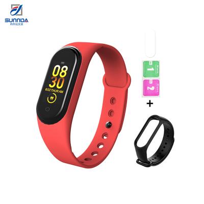 China GPS Navigation M4 Fitness Watch Heart Rate Monitor Step Counter Blood Pressure Activity Tracker Smart Bracelet for sale