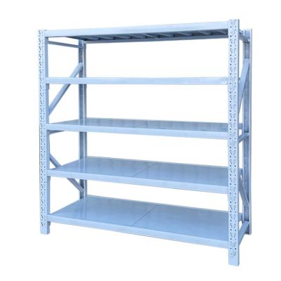 China Corrosion Protection Wholesale 5 Tiers Boltless Storage Racking Garage Shelving Pallet Racks System Warehouse Shelf for sale