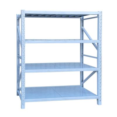 China Corrosion Protection 6 Layers Garage Stacking Unit Steel Heavy Duty Pallet Racking Warehouse Industrial Storage Cold Shelf for sale