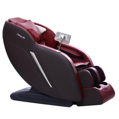 China 2022 New Massagers 3D Massage Chair 4D Weightlessness Massager Chair with Stretching, Tapping, Heating Back and Foot for sale