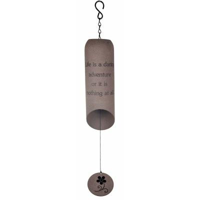 China Minimalist Woodstock Rings Heroic Windbell, Antique Copper, Large for sale