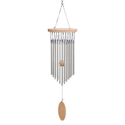 China Aluminum & Wholesale Top Sale Wooden Gift Decoration Garden Memorial Wings Wind Chime for sale