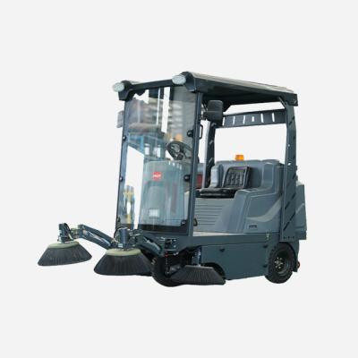 China Hotels Industrial Haiyu ST2200 Lathe On The Floor Sweeper Road Sweeper Automatic Sweeping Electric Cleaning Machine for sale