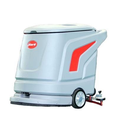 China Promotional Hotels Battery Operated Walk Behind Cleaning Equipment Floor Scrubber for sale