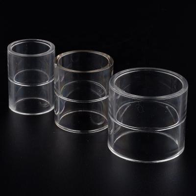 China Plastic Acrylic Straight Connector Aquarium Hose ID 20~32mm Plexiglass Water Supply Tube Home DIY Joint Fittings Transparent for sale