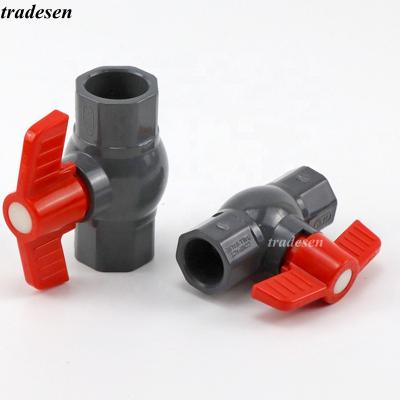 China Water Pipe System PVC Ball Valve Supply Water Valve Fish Tank Home Aquarium Hose Fittings Garden Irrigation Sprinkler Tube Adapter for sale