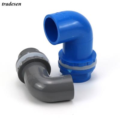 China Home Aquarium/Garden ID 20~50mm PVC Pipe Fish Tank Aquarium Drainage Connectors Fittings DIY Tube Elbow Water Supply Joints for sale