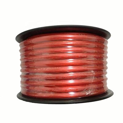 China Car Flexible Soft PVC OFC CCA 4 Gauge GA AWG Power Ground Cable Wire DC Cable Car Audio AMP Wire for sale