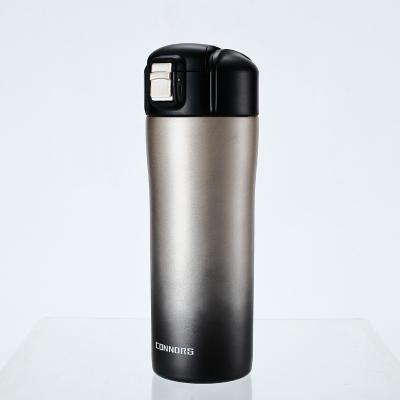 China PORTABLE Factory Wholesale Pure Color Heat Preservation PP 460ML Bouncing Lid Thermos Mug for sale