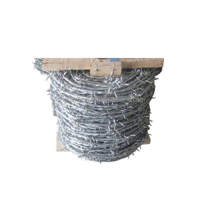 China Big Chain Link Anti Theft Barrier Chain Roll Top Barbed Wire Rope Protection 10kg for sale