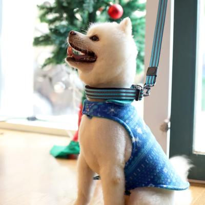 China Viable Hot Sale Christmas Autumn Winter Fleece Small Medium Lovely Dog Fabric for sale