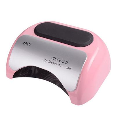 China Professional Nail Lamp LED+12wCCFL 48W Art Salon White Light Purple Dual Use Phototherapy Induction Nail Lamp 18K for sale