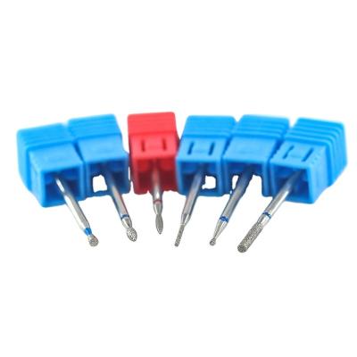 China High Quality Best Cuticle Carbide Nail Drill Bit Diamond Rotary Burrs Electric Nail File Diamond Nail Clean Bit for sale