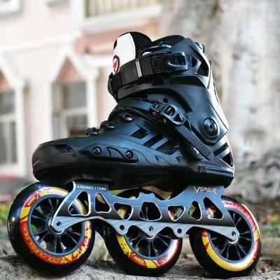 China Carbon Fiber Freedom Slalom Speed ​​Shoes Skates Roller Skate Integrated Shoes 110mm 100mm 90mm for sale