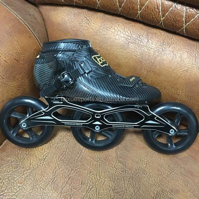 China Professional Carbon Fiber Skates Inline Speed ​​Skates Durable Land Wheels Shoes for sale