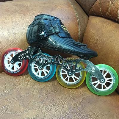 China Carbon Fiber Customize Roller Skates Speed ​​Skate Shoes 3*125 4*110 for sale