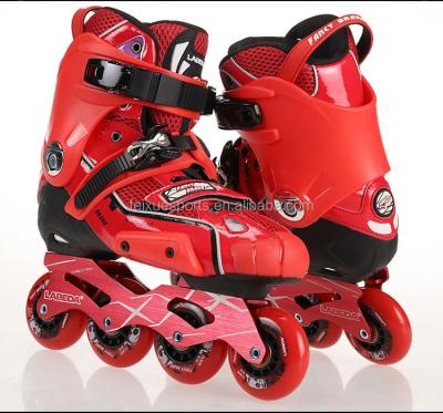 China Resistance of pp composite material brake pulley shoes professional integrated skates wheels 72mm 76mm 80mm for sale