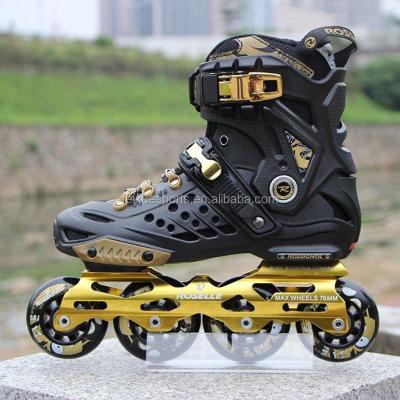 China Resistance of hot sale composite material pp composite wheel shoes roselle single roller blades inline skates for sale