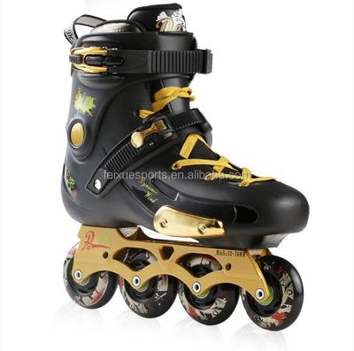 China Resistance of pp composite material skates wholesale integrated skates single row roller skates for sale