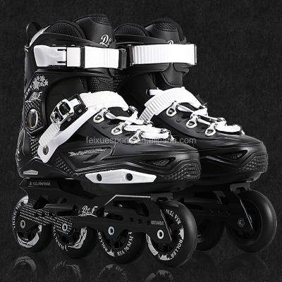 China Wholesale PP Composite Material Fashion Straight Line Skates Roller Shoes Resistance For Adult Children for sale