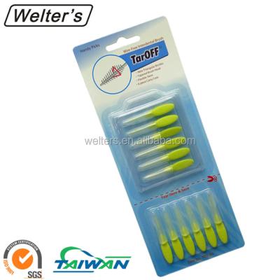 China TarOFF New Design Interdental Brush Metal Brush Taiwan Interdental Brush for sale