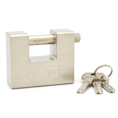 China Best Selling High Quality Heavy Duty Rectangular Iron Padlock Chain Padlock SB21 for sale