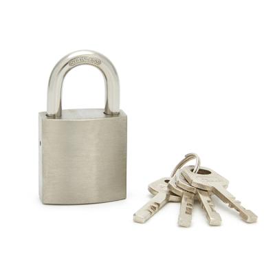 China 304 Stainless Steel Padlock Outdoor Furniture Master Lock Waterproof Rustproof Cabinet Lock Door Lock ss03 for sale