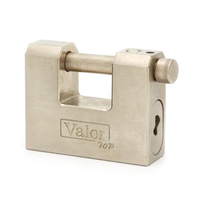 China Wholesale china made rectangular steel padlock heavy duty hardened steel lock DB21 for sale