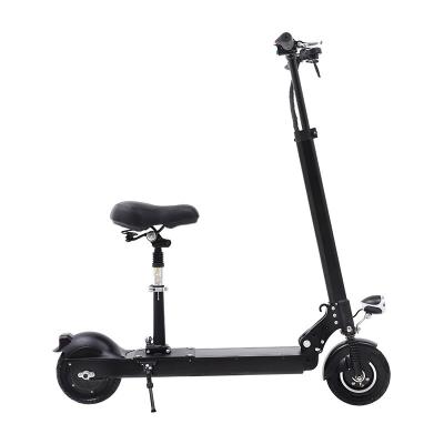 China LED Lights China New 40KM Long Range 350w 10 Inch 2 Wheel Electric Scooter Price Foldable Offroad Electric Scooter With Seat for sale