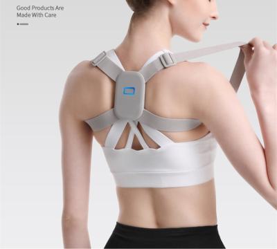 China Universal Adjustable Shoulder Back Brace Posture Corrector Smart Belt For Women Men Kids for sale