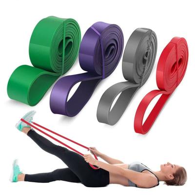 China Home Fitness Gym Workout Band Equipment Pull Up Aid Stretch Resistance Band For Body Stretching Powerlifting Resistance Training for sale