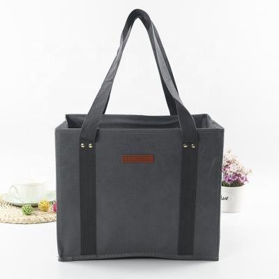 China 2021 Hot Sale Handled Reusable Grocery Bag With Reinforced Bottom And Handles for sale