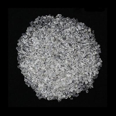 China Europe 3-5mm Natural Quartz Healing Chakra Clear White Crystal Gravel Tumbled Stone for sale