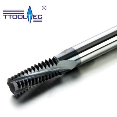 China High Precision Solid Carbide Threading Threading Endmills For Internal Thread for sale