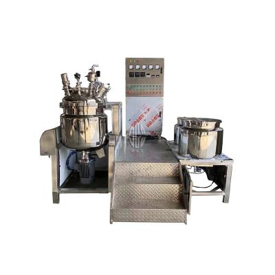 China Liquid Cosmetic Machinery Vacuum Homogenizer Emulsifying Mixer For Lotion Cream Paste Making Vacuum Mixing Production Line for sale