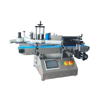 China Food Round Bottle Adhesive Automatic Sticker Labeling Machine Flat Bag Pouch with Batch Coding Machine for sale