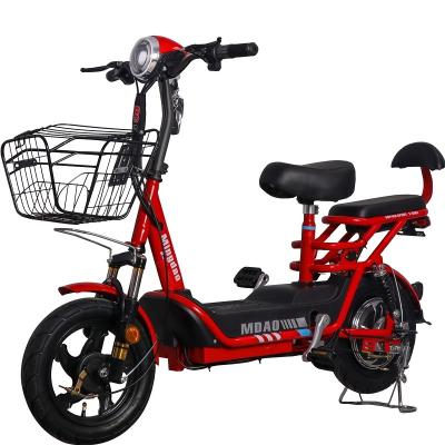 China Smart E-Bike 14 Inch Electric Adult City Bike 48V Lithium Battery 350W Electric Mobility Scooter for sale